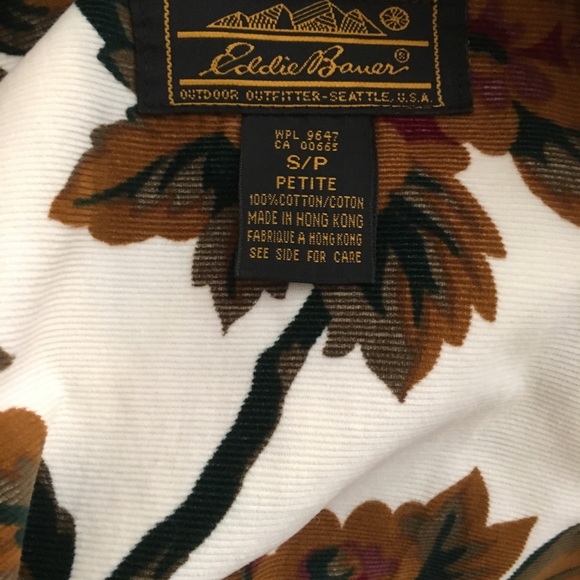 Eddie Bauer Berry and Burnt Umber Button Up - Picture 7 of 8